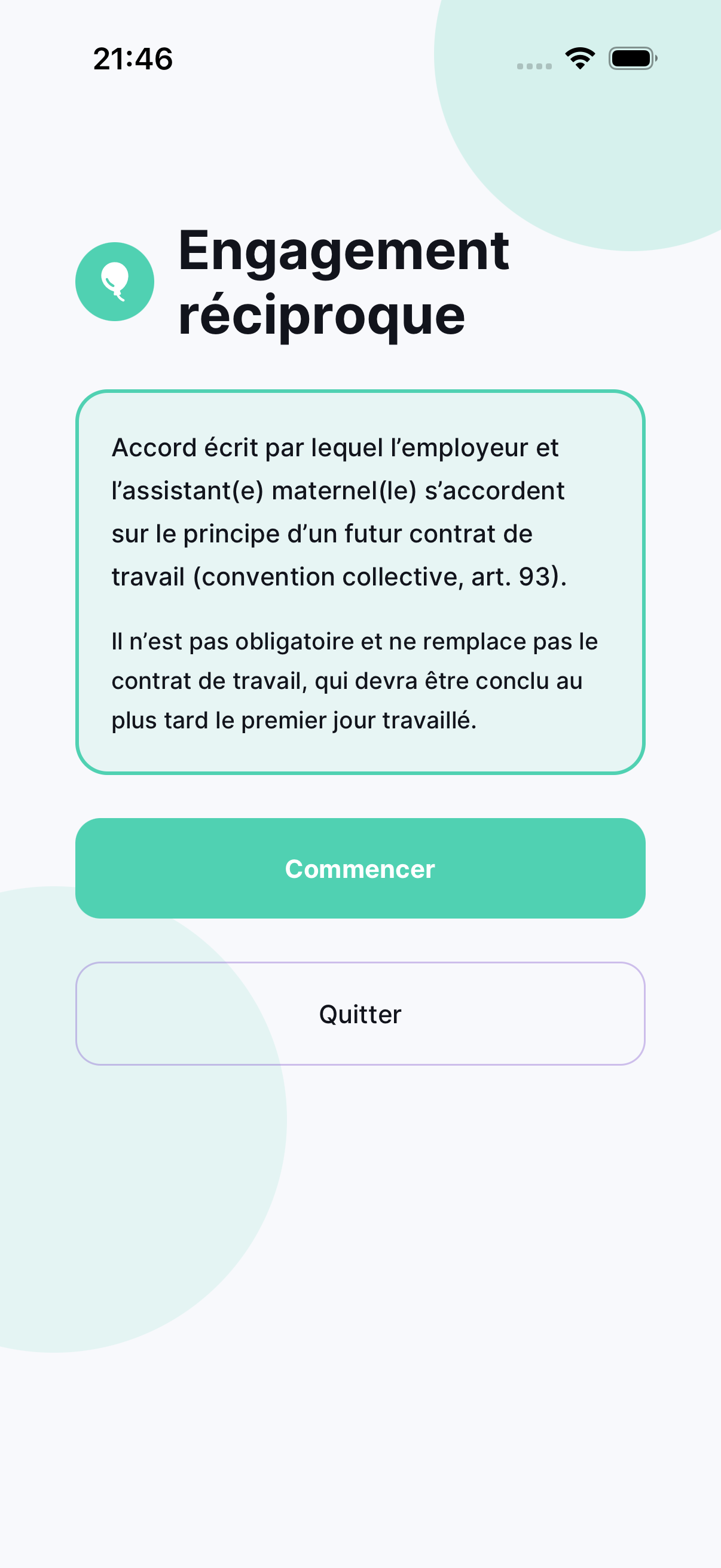 Première étape du parcours de l’engagement réciproque, l’enfant à naître ou né